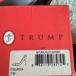 Ivanka Trump Natural Multi Leather Pumps